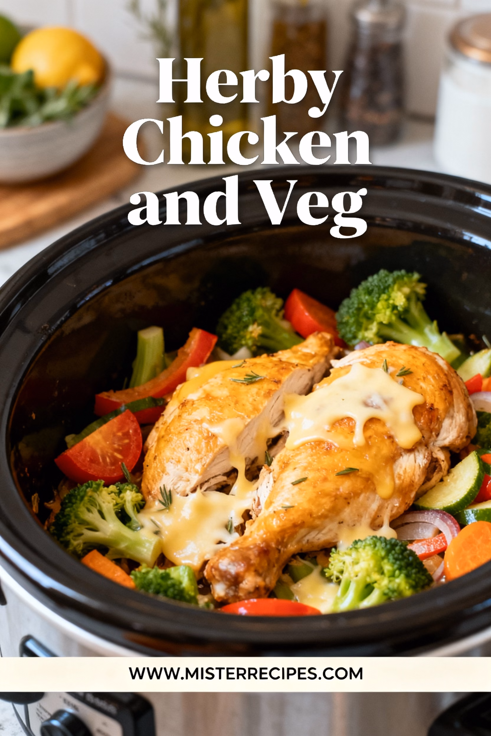 Herby Chicken & Veg : Easy Creamy Herby Chicken and Veg