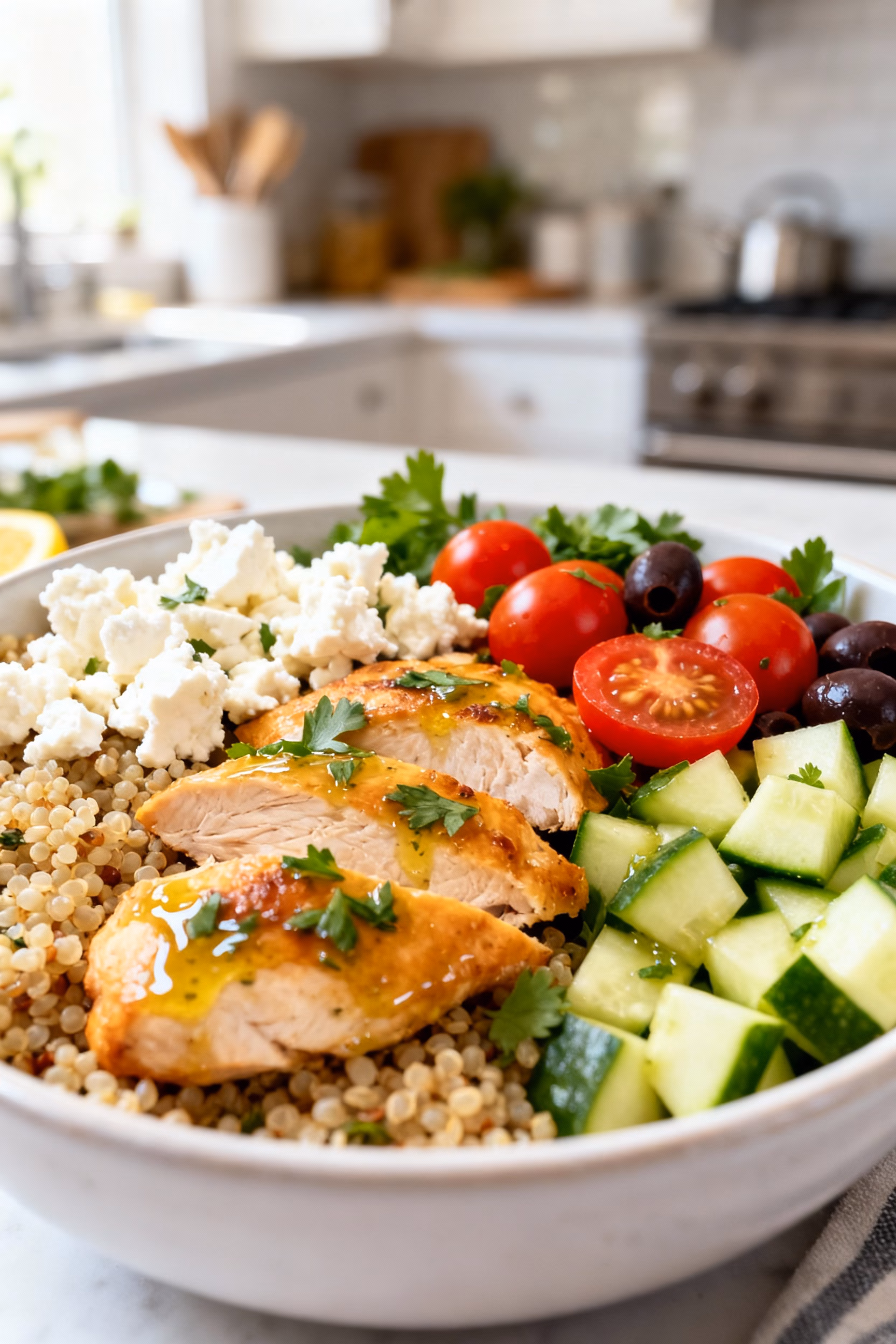 Mediterranean Chicken Quinoa : Mediterranean Chicken Quinoa Irresistible Easy Dinner