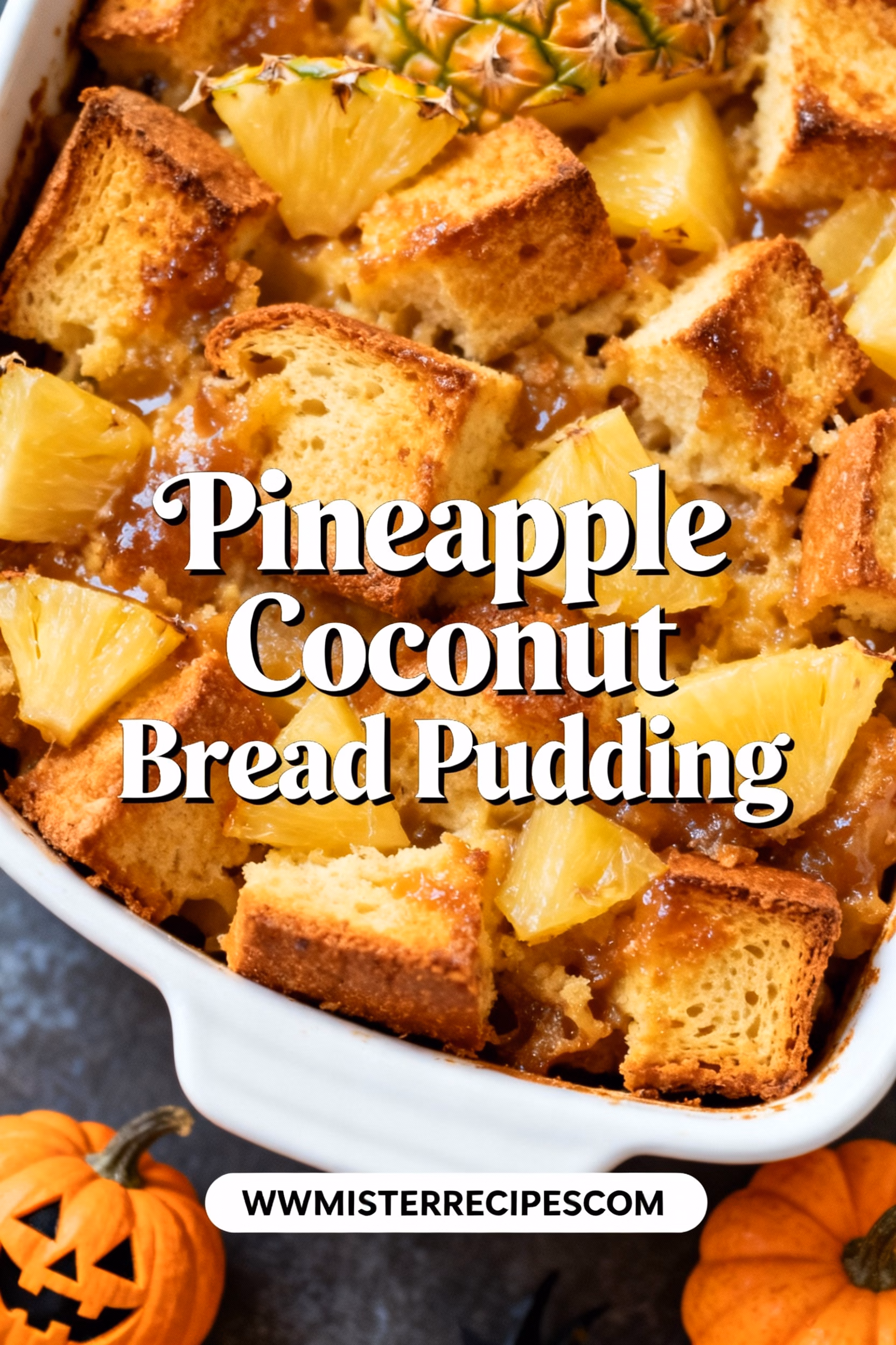 Pineapple Coconut Bread Pudding : Pineapple Coconut Bread Pudding Your New Obsession