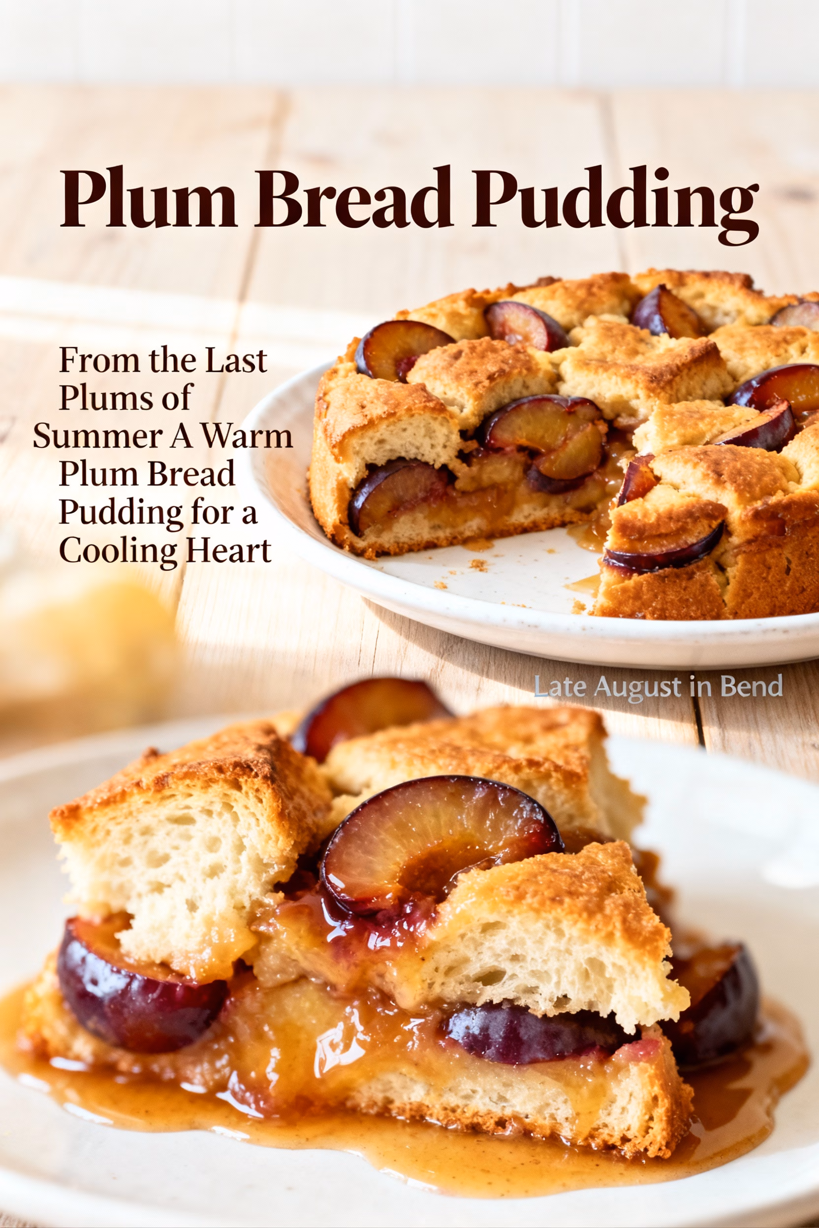 Plum Bread Pudding : Plum Bread Pudding You Will Adore