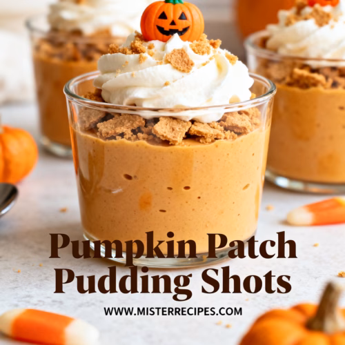Pumpkin Patch Pudding Shots : Creamy Pumpkin Patch Pudding Shots Easy Fall Dessert