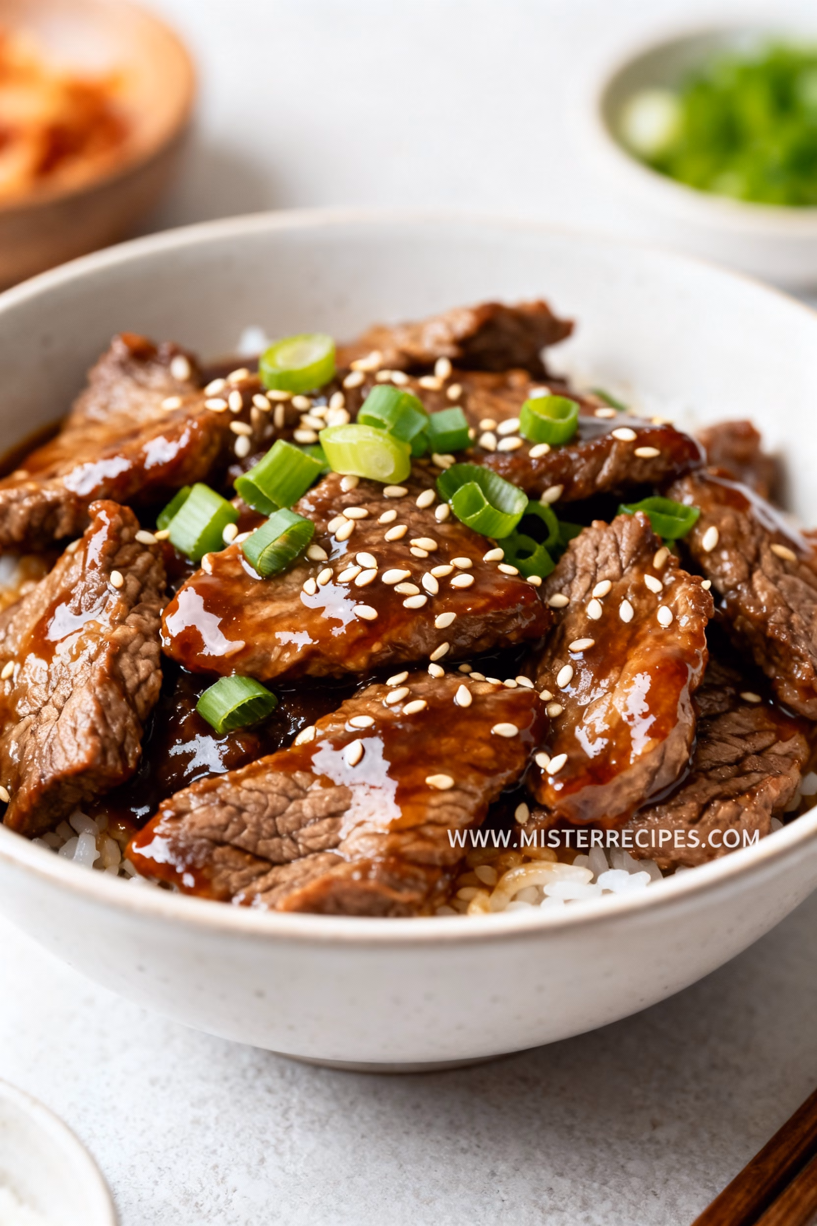 Quick Korean Beef Bowl : " : , . ! ? ( ) < > " Quick Korean Beef Bowl Better Than Takeout Easy Dinner