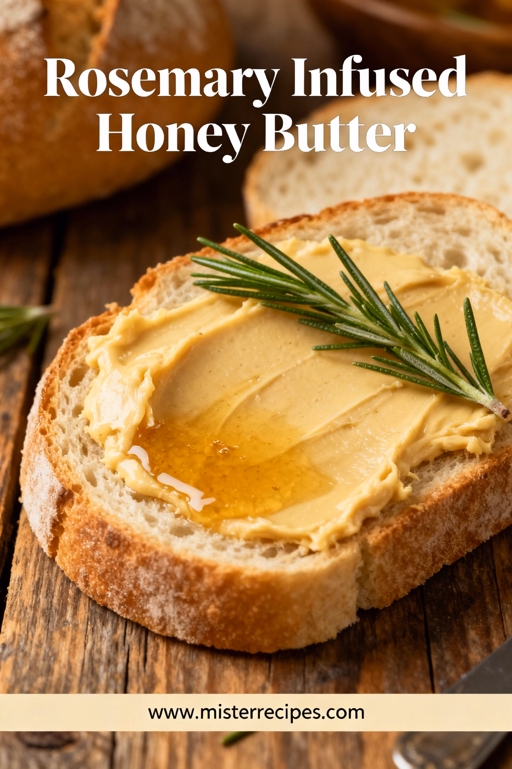 Rosemary Infused Honey Butter : Rosemary Infused Honey Butter Irresistible Flavor