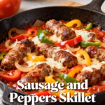Sausage and Peppers Skillet : Sausage and Peppers Skillet You Will Crave