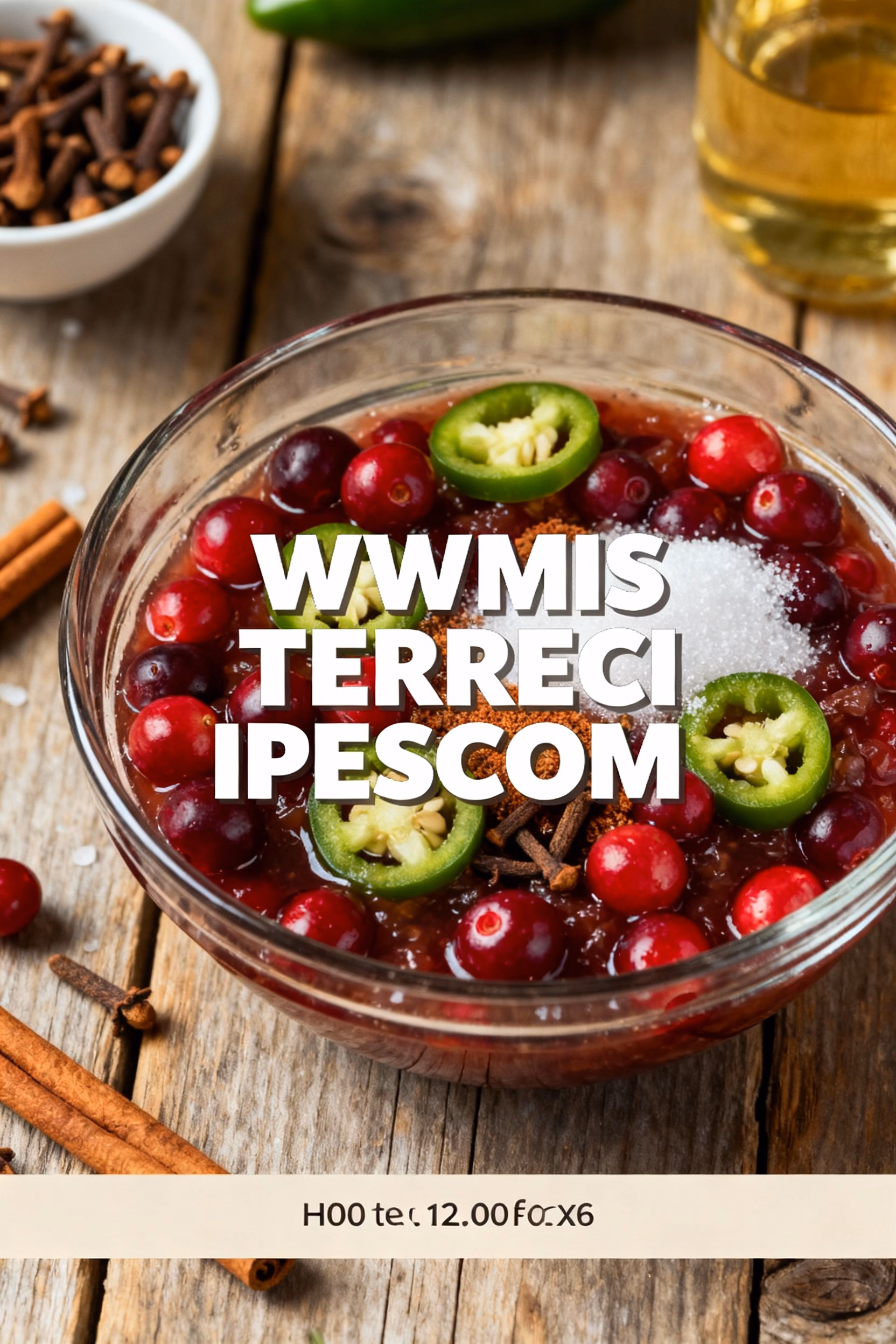 Spicy Jalapeño Cranberry Chutney : Easy Spicy Jalapeño Cranberry Chutney Recipe