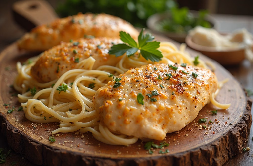 Creamy Cajun Chicken Orzo Skillet