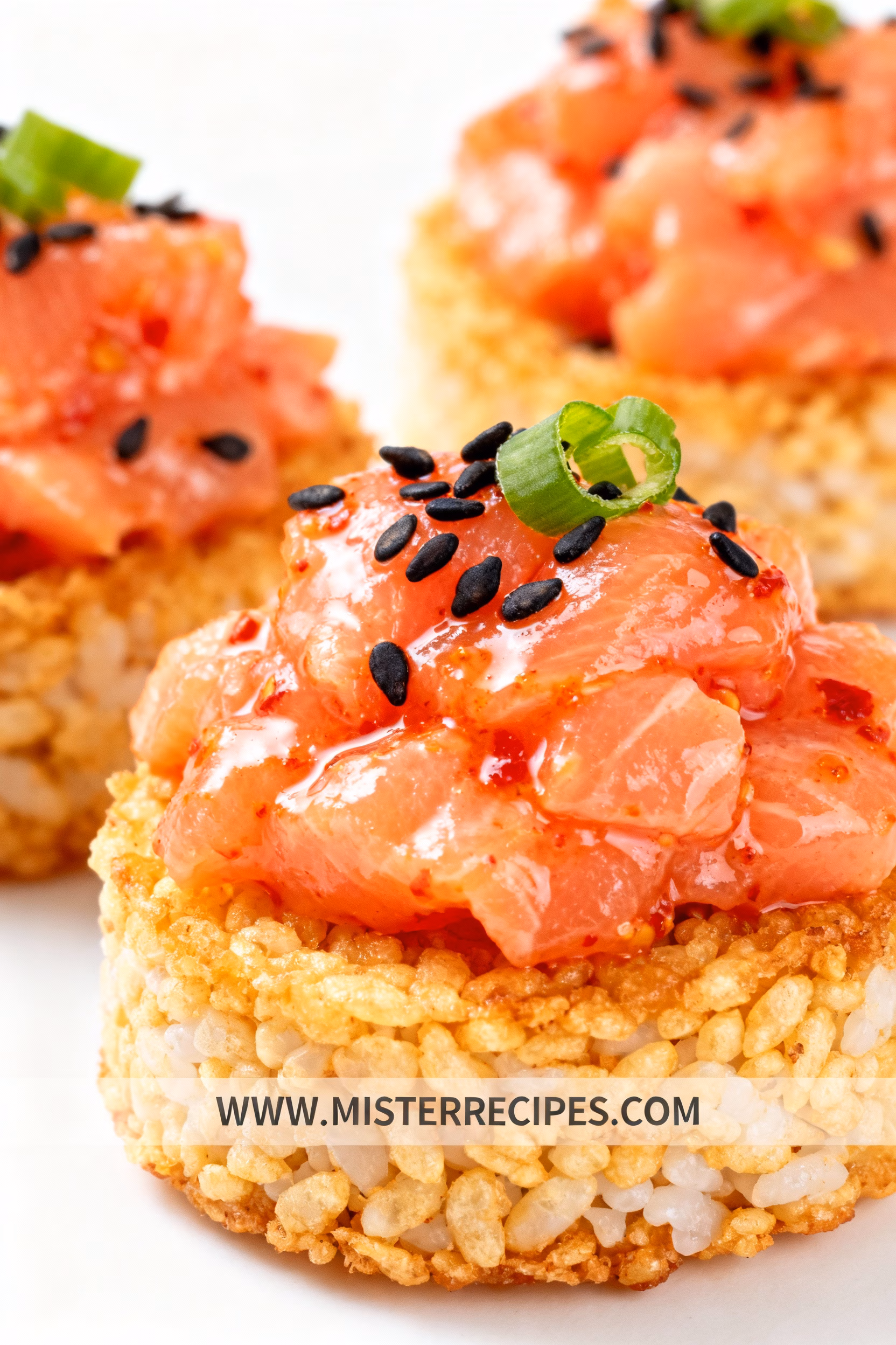 image of sushi grade salmon raw or cooked short grain sushi rice kewpie mayo sriracha rice vinegar sesame oil soy sauce green onions scallions avocado jalapenos sesame seeds sweet chili sauce nori seaweed sheets wasabi lime juice honey ahi tuna regular mayo canned salmon cooked salmon alternative eel unagi alternative vegetable oil or avocado oil for frying sugar