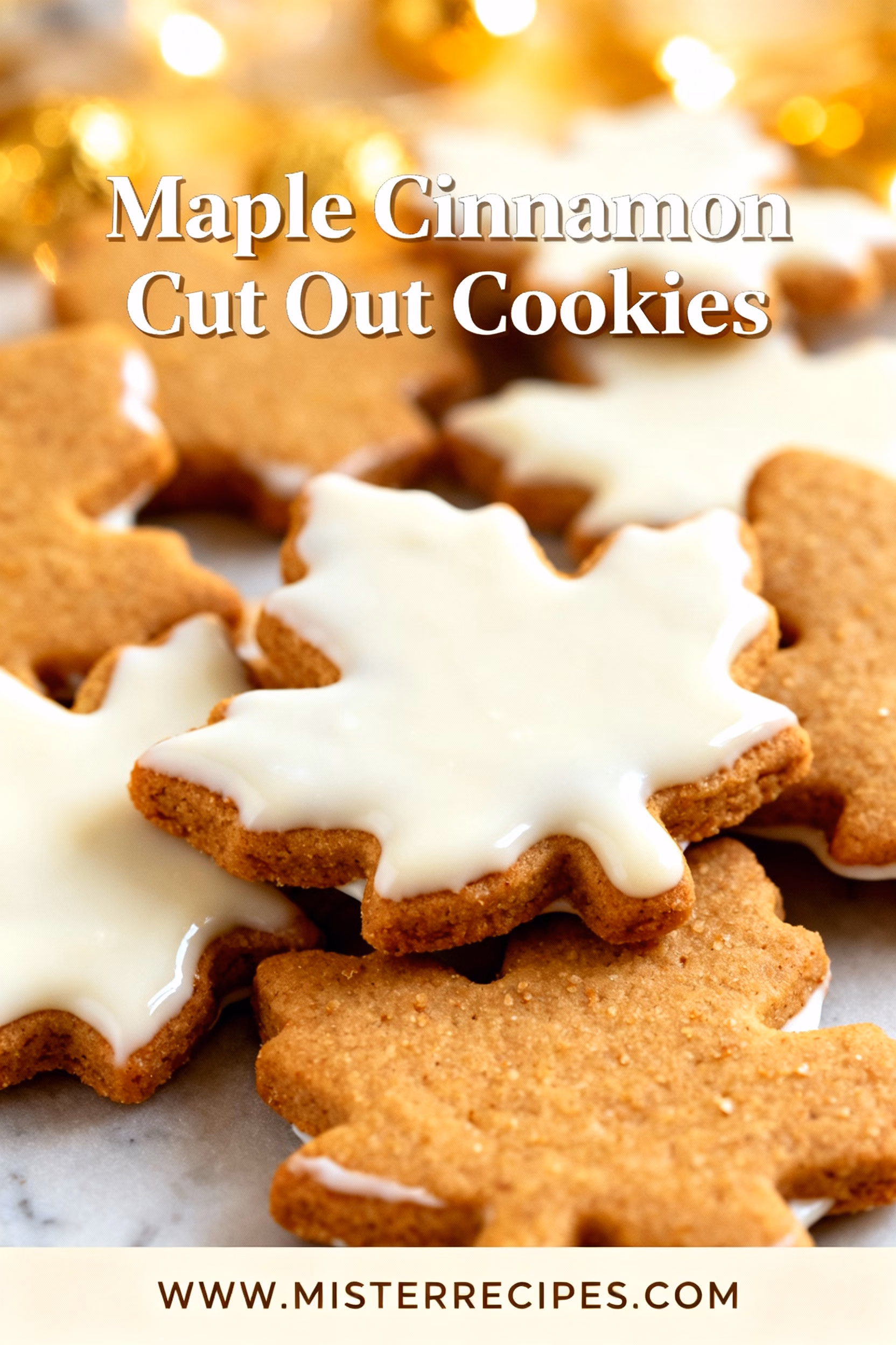 image of realistic top down mise en place shot showing fresh all purpose flour unsalted butter granulated sugar brown sugar eggs pure maple syrup ground cinnamon vanilla extract maple extract white chocolate arranged on a white marble kitchen counter with healthy clear glass bowls and rustic brown wooden kitchen sets under soft diffuse daylight
