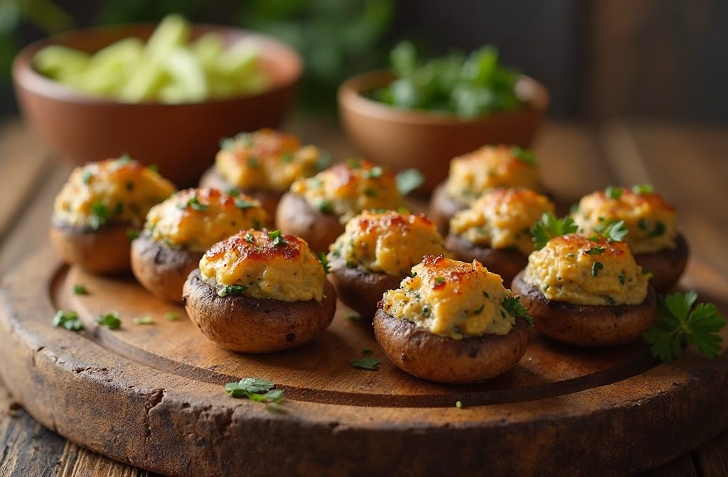 Air Fryer Stuffed Mushrooms: Crispy & Quick! 