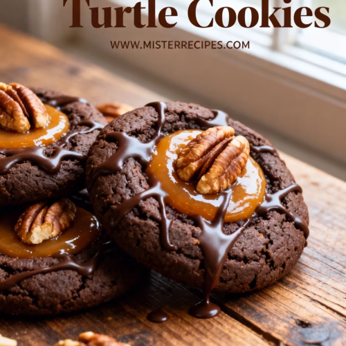 image of a flat lay photo from directly above on a white background with a clean aesthetic of the ingredients to make chocolate turtle cookies cocoa powder flour sugar butter eggs chocolate chips caramel bits pecans vanilla extract baking soda salt laid out artfully and precisely in rows and groupings to appear visually appealing and modern with natural light and a shallow depth of field shot with a sigma 24-70mm f28 dg dn art lens on a sony a7 iv camera