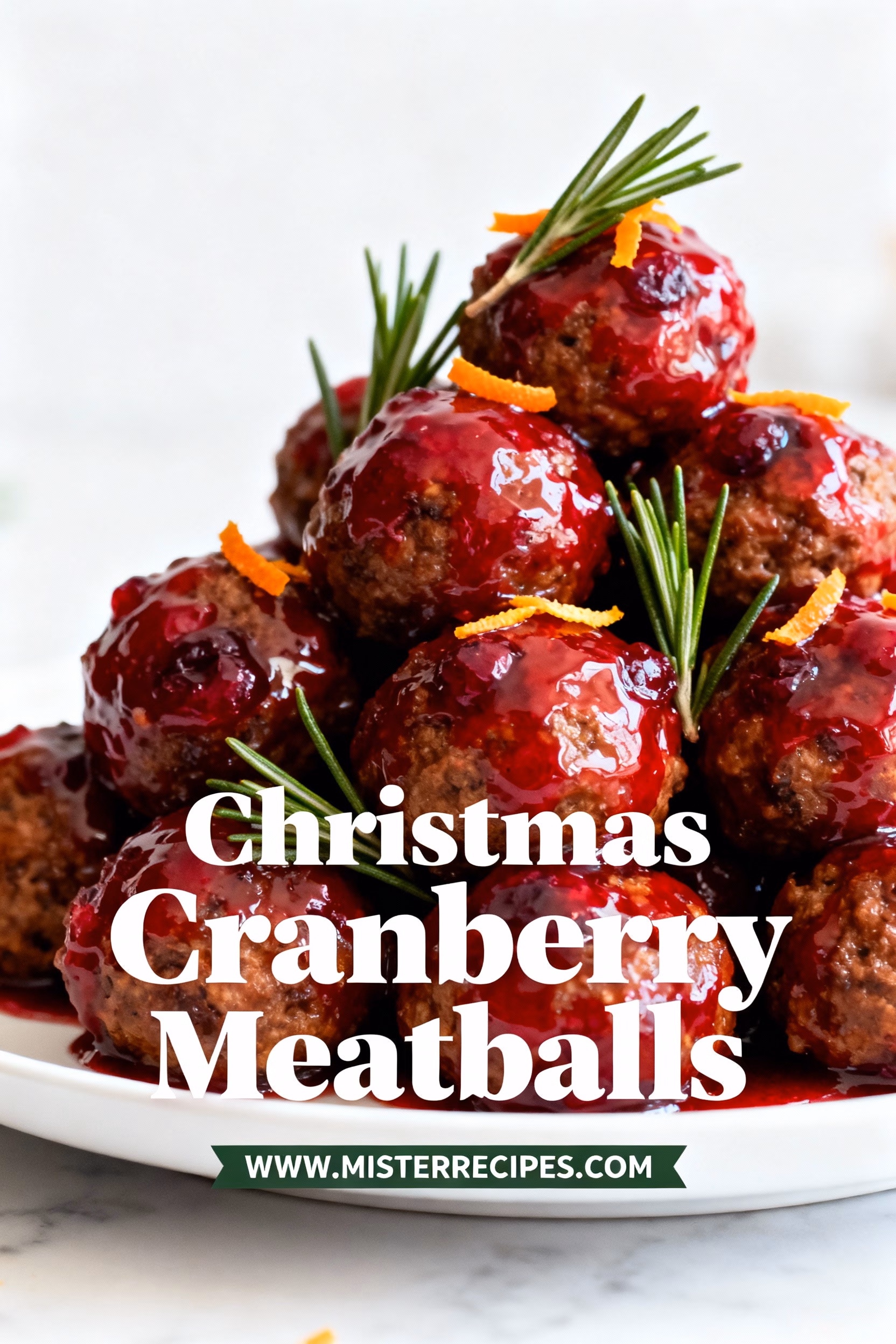 image of realistic top down mise en place shot fresh ingredients arranged on white marble kitchen counter with healthy clear glass bowls rustic brown wooden kitchen sets under soft diffuse daylight ground beef ground pork frozen meatballs jellied cranberry sauce whole berry cranberry sauce chili sauce worcestershire sauce brown sugar breadcrumbs eggs minced onion salt black pepper bbq sauce maple syrup cinnamon ground allspice ground clove fennel seeds garlic fresh chile pepper sriracha green onions fresh parsley orange zest cilantro