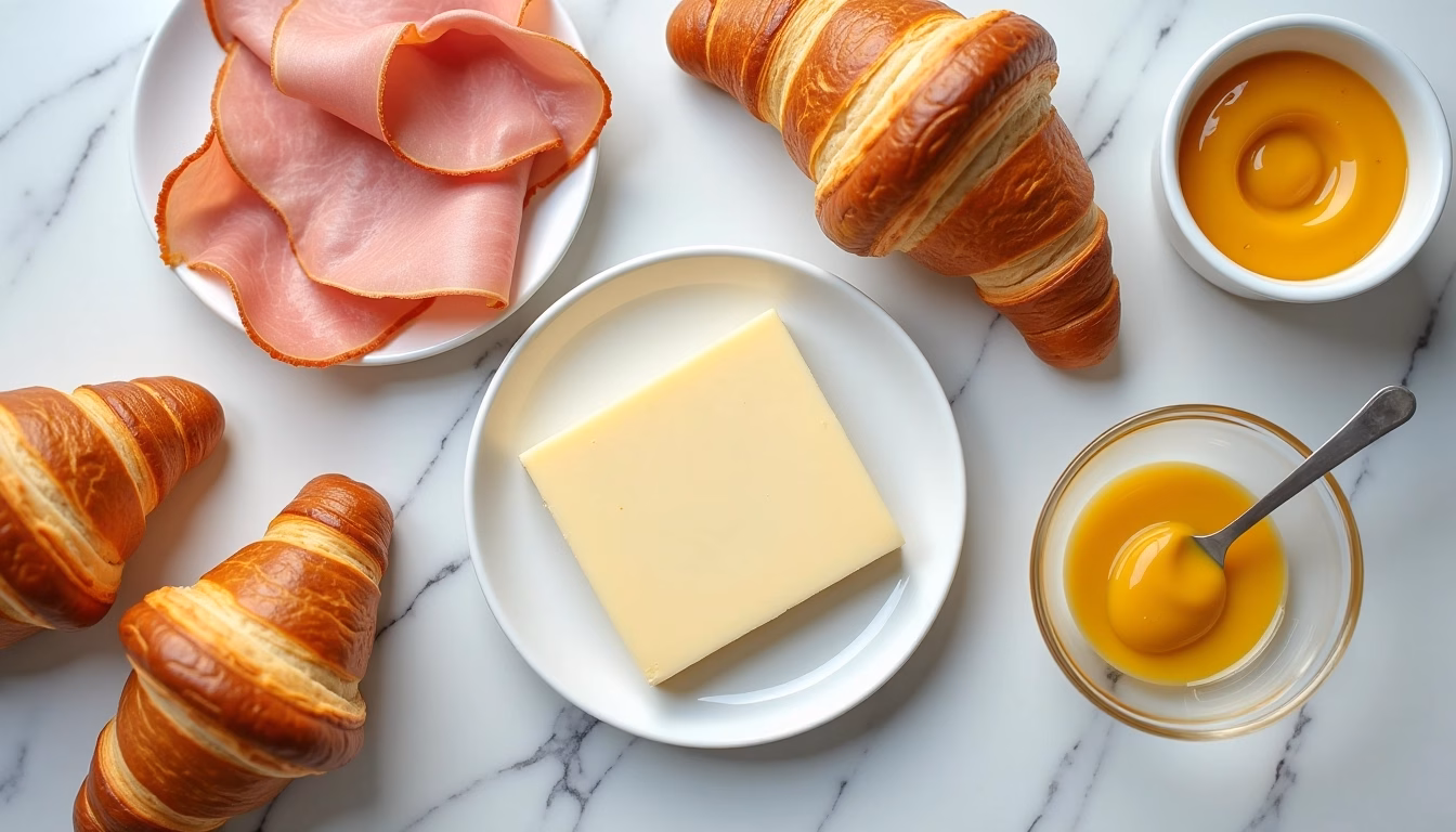 Crispy Air Fryer Ham Cheese Croissants: Quick & Easy!