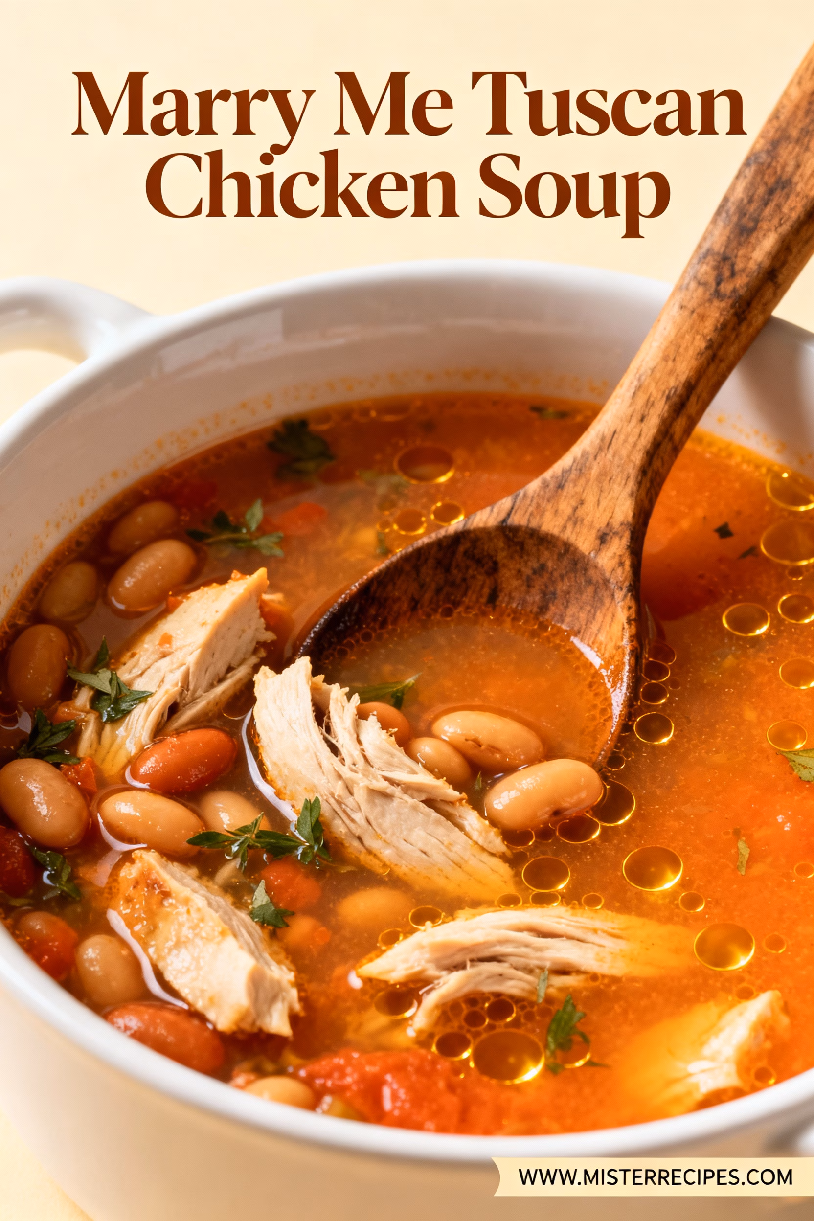 image of realistic top down mise en place shot showing chicken breasts boneless skinless chicken thighs sun dried tomatoes chicken broth low sodium chicken stock heavy cream parmesan cheese fresh spinach frozen kale carrots celery onions garlic cloves italian seasoning dried oregano dried thyme all purpose flour tomato paste pasta shells ditalini pasta elbows pasta navy beans cannellini beans white beans bay leaves red pepper flakes olive oil rotisserie chicken ground chicken crusty bread basil arranged on a white marble kitchen counter with healthy clear glass bowls and rustic brown wooden kitchen sets under soft diffuse daylight