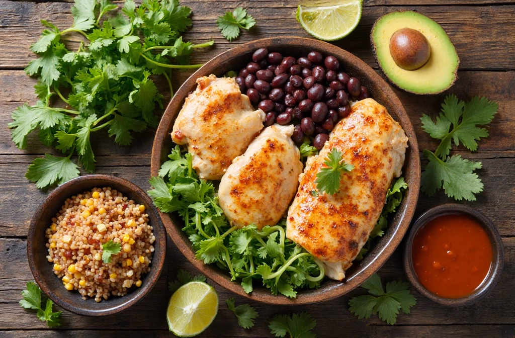 Quick Chicken Burrito Bowl Meal Prep: Easy Weeknight Dinner!