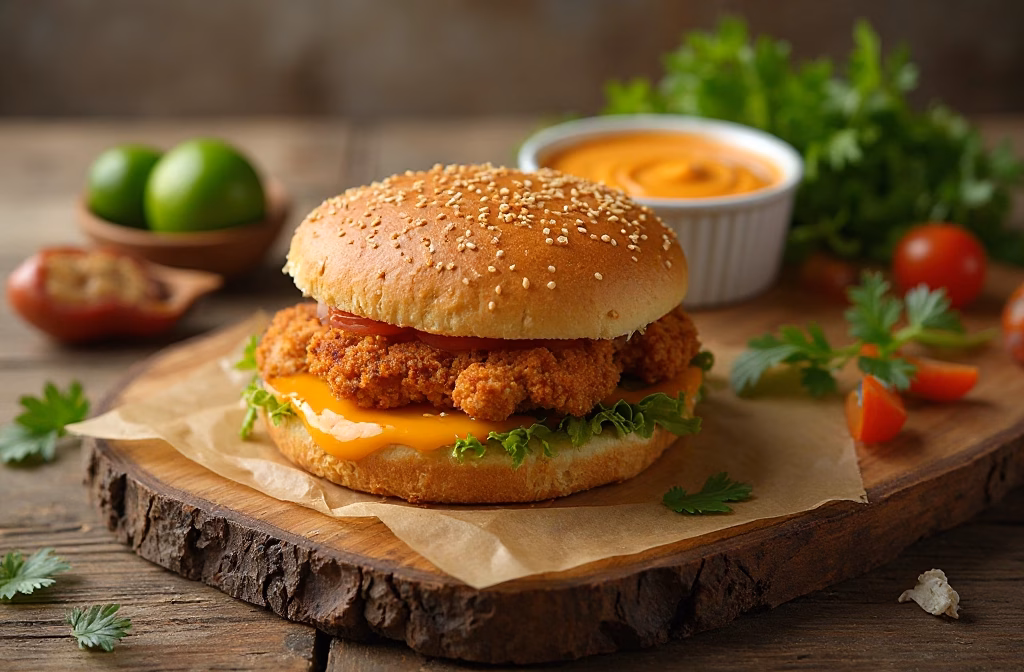 Crispy Chicken Sandwich with Spicy Mayo: Quick & Easy Dinner!