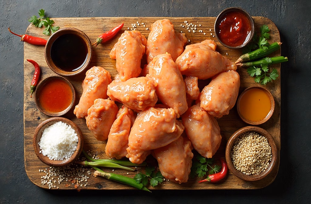 Crispy Korean Gochujang Chicken Wings: Easy Family Dinner!