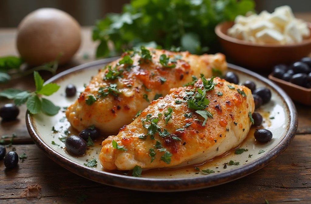 Mediterranean Chicken with Olives & Feta: Easy Weeknight Dinner!