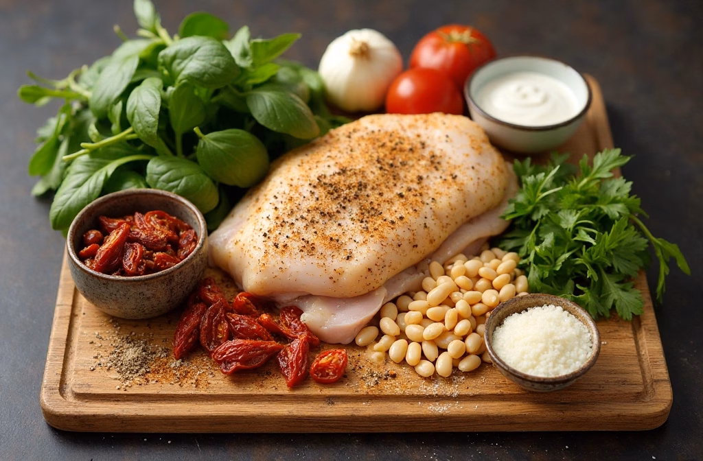 Crockpot Tuscan White Bean Chicken: Your Easy Weeknight Fix!