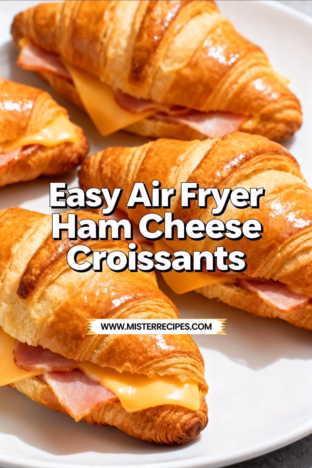 Crispy Air Fryer Ham Cheese Croissants: Quick & Easy!.