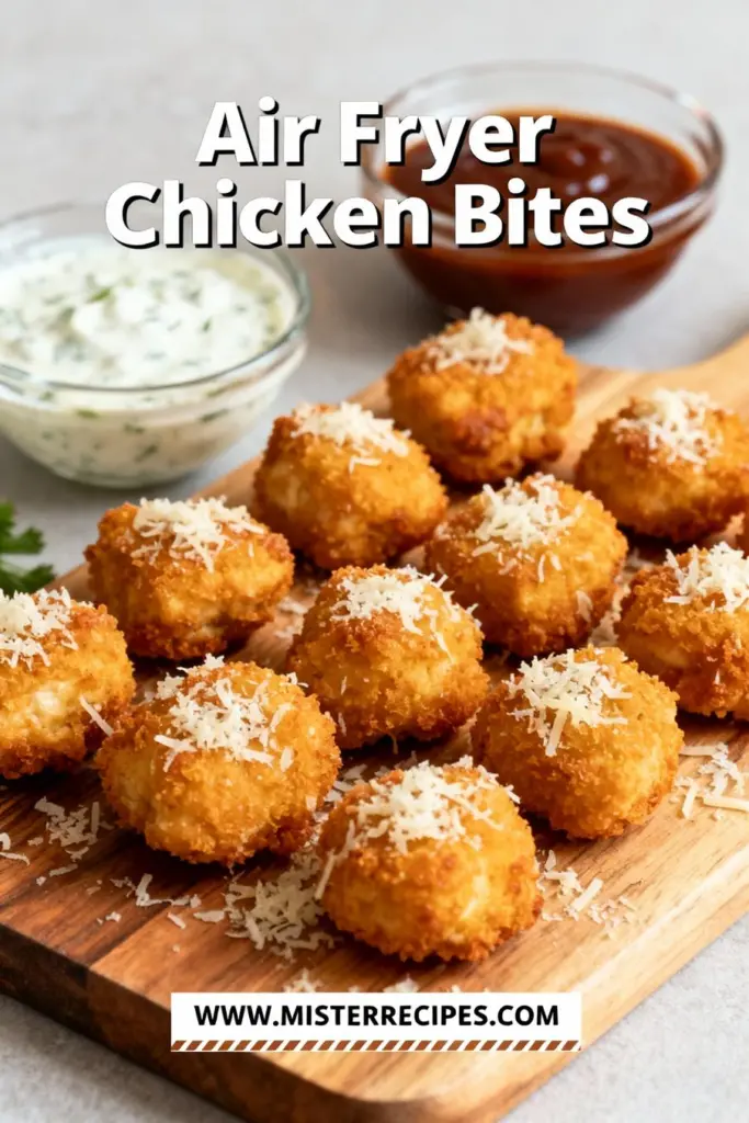 image of boneless skinless chicken breasts olive oil garlic powder onion powder smoked paprika salt pepper cornstarch parmesan cheese worcestershire sauce oregano red pepper flakes white marble kitchen counter clear glass bowls rustic brown wooden kitchen sets soft diffuse daylight top down mise en place