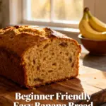 image of ripe bananas flour butter sugar eggs baking soda vanilla extract salt cinnamon walnuts raisins chocolate chips arranged on a white marble kitchen counter in healthy clear glass bowls and rustic brown wooden kitchen sets under soft diffuse daylight top down realistic photo