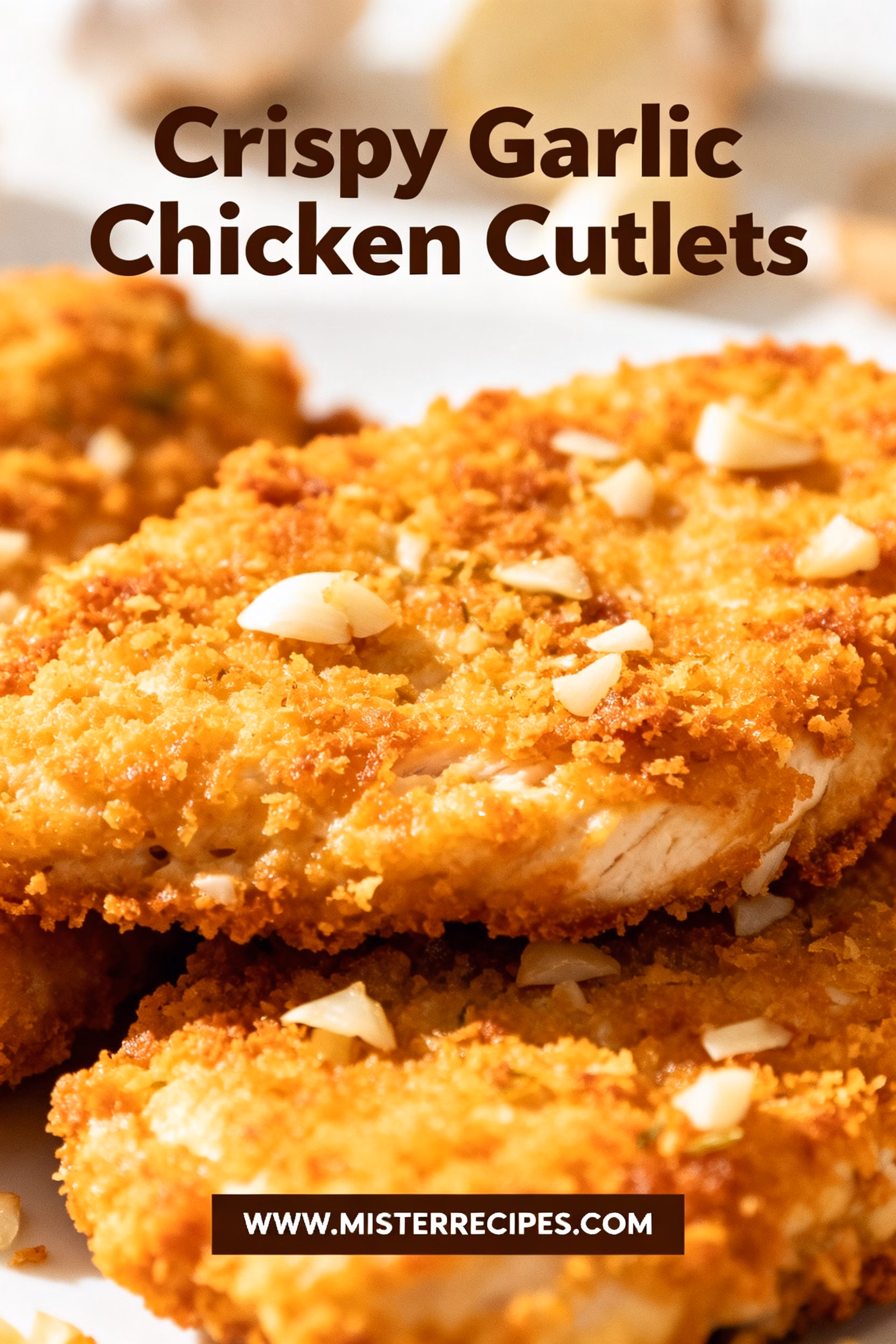 image of boneless skinless chicken breasts all purpose flour eggs panko breadcrumbs Italian seasoned breadcrumbs grated Parmesan cheese olive oil salt black pepper garlic powder Italian seasoning onion powder fresh parsley lemon juice lemon zest butter minced garlic cloves chicken stock paprika fresh herbs thyme oregano basil sesame seeds cayenne pepper mustard powder Worcestershire sauce honey Dijon mustard marinara sauce mozzarella Parmigiano Reggiano gluten free flour and breadcrumbs almond flour crushed saltines ground pork rinds rice flour egg substitute buttermilk Greek yogurt mayo heavy cream homemade breadcrumbs turkey breast veal cutlets pork cutlets seitan tofu eggplant