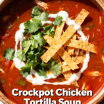 image of A realistic top down mise en place of chicken breasts black beans corn diced tomatoes canned tomatoes with green chilies chicken broth onion bell peppers garlic chili powder cumin lime cilantro tortilla chips sour cream avocado monterey jack cheese and fire roasted tomatoes arranged on a pristine white marble kitchen counter with healthy clear glass bowls and rustic brown wooden kitchen sets under soft diffuse daylight