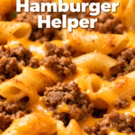 image of ground beef elbow macaroni beef broth tomato sauce sharp cheddar cheese yellow onion garlic milk fresh parsley bell pepper carrot spinach mushrooms arranged on white marble counter in clear glass bowls rustic brown wooden kitchen sets soft diffuse daylight