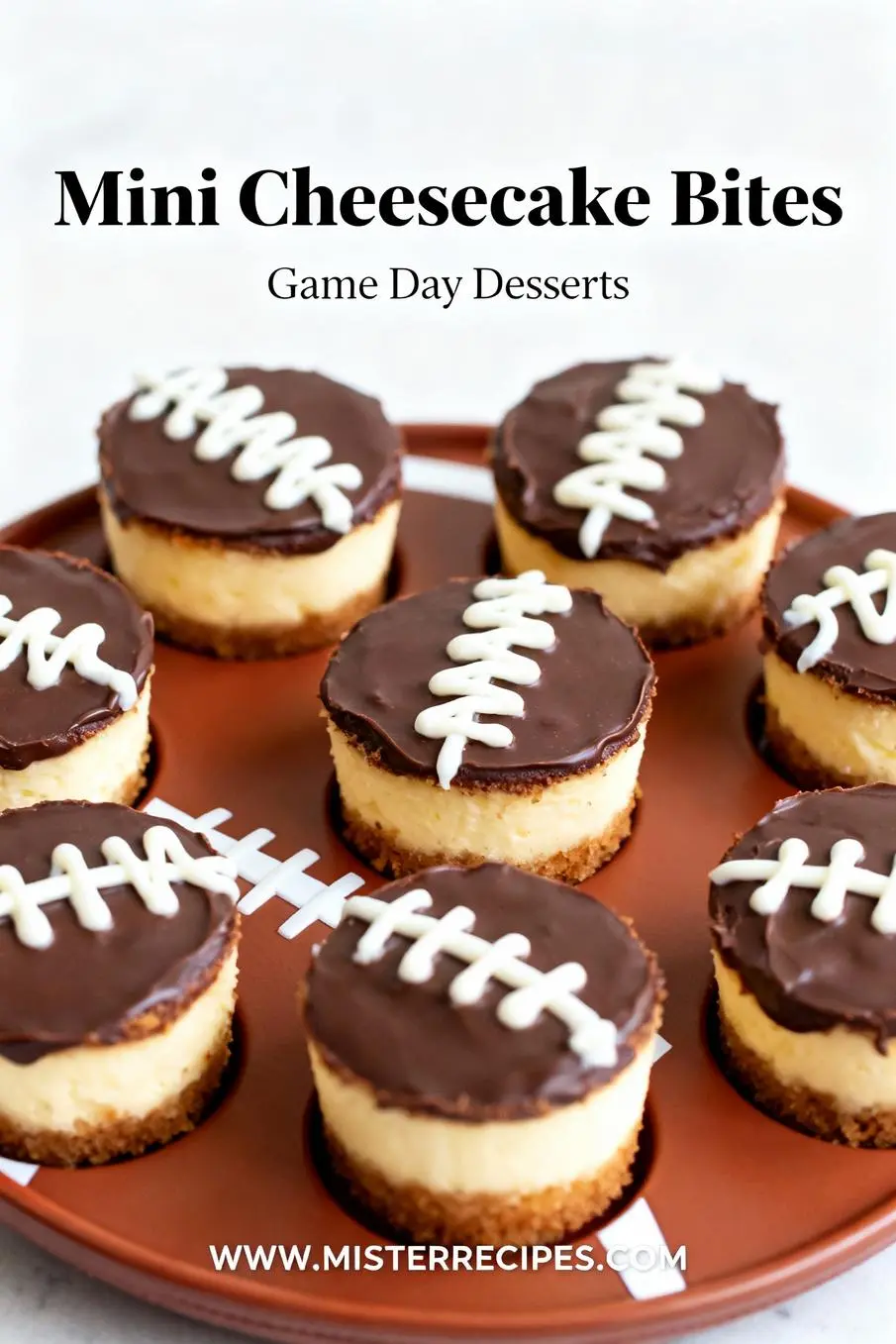 image of a top down mise en place shot showing cream cheese sugar eggs graham cracker crumbs butter vanilla extract paste sour cream chocolate ganache fresh berries candy bars whipped cream and caramel arranged on a white marble kitchen counter with healthy clear glass bowls and rustic brown wooden kitchen sets under soft diffuse daylight