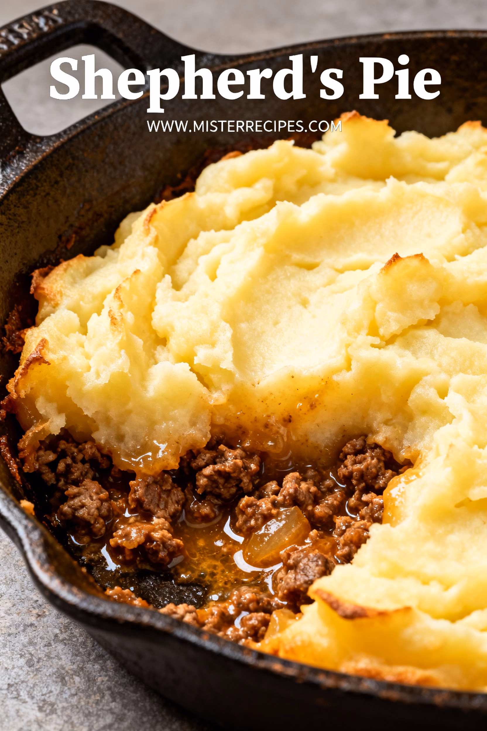 image of fresh ground lamb ground beef russet potatoes yukon gold potatoes onion carrots peas garlic butter milk cream beef stock tomato paste flour worcestershire sauce salt black pepper arranged on white marble counter with clear glass bowls and rustic brown wooden kitchen sets under soft diffuse daylight