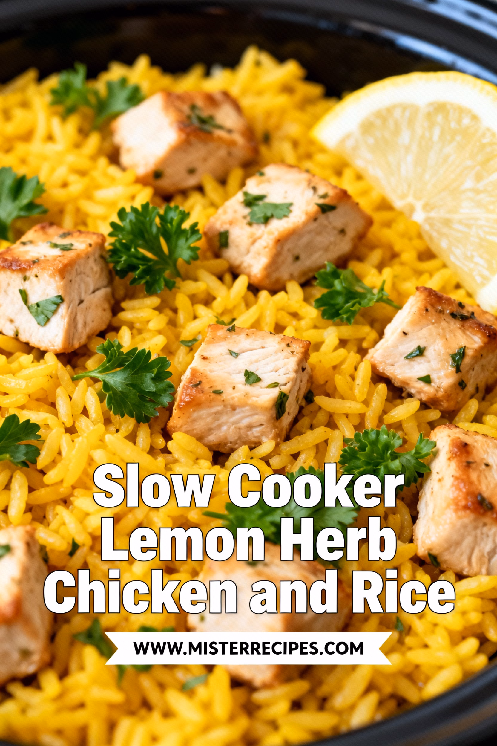 image of chicken thighs or breasts lemon juice lemon zest rice jasmine or minute chicken broth garlic onion or leeks thyme oregano butter heavy cream parsley broccoli arranged on a white marble counter top down mise en place shot diffuse daylight healthy clear glass bowls rustic brown wooden kitchen sets