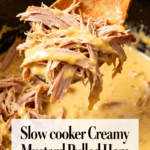 image of realistic top down mise en place shot showing the fresh ingredients arranged on a white marble kitchen counter with healthy clear glass bowls and rustic brown wooden kitchen sets under soft diffuse daylight ham picnic gammon bone in mustard Dijon wholegrain chicken stock milk butter flour brown sugar parsley chili powder onion powder garlic powder water