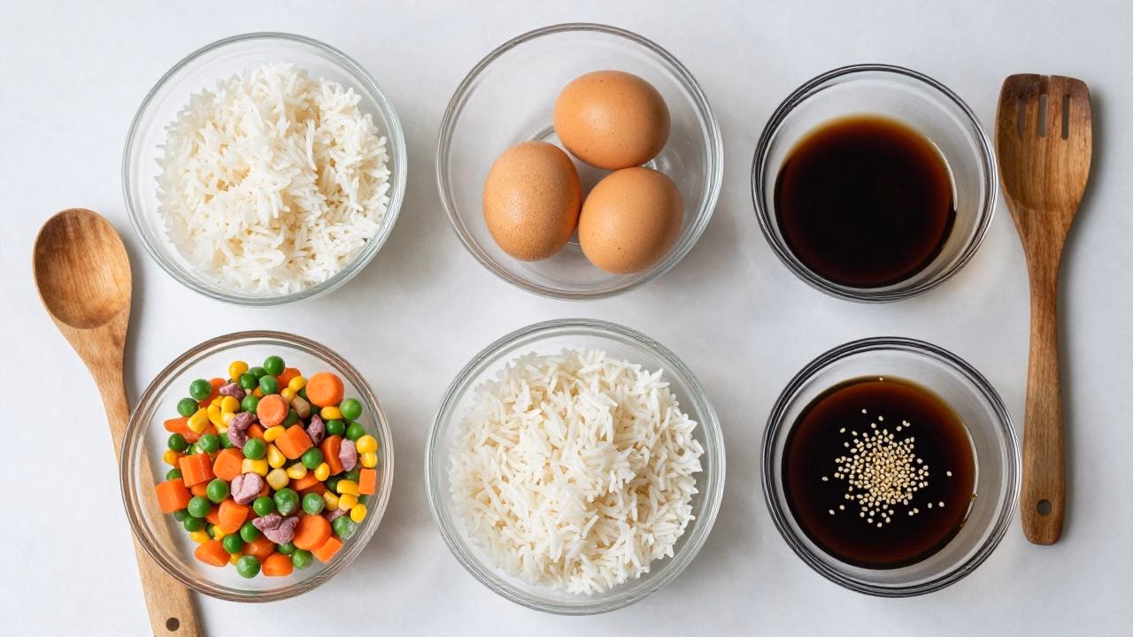 Air Fryer Fried Rice in 30 Minutes — Crispy & Quick!