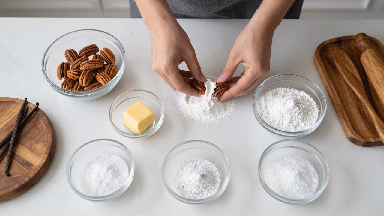 Buttery Pecan Snowballs: Melt-in-Your-Mouth Holiday Bliss