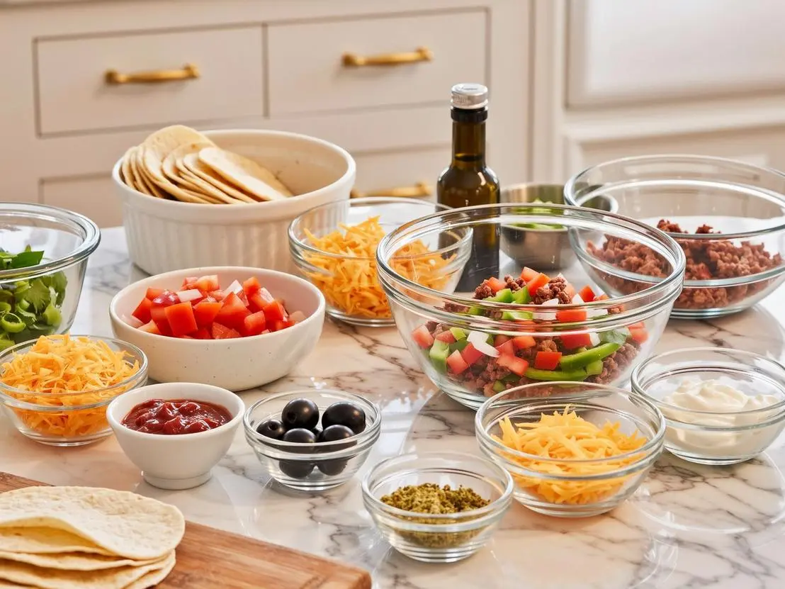 Cheesy Taco Ground Beef Skillet - Quick Family Favorite Dinner Ready in 30 Minutes