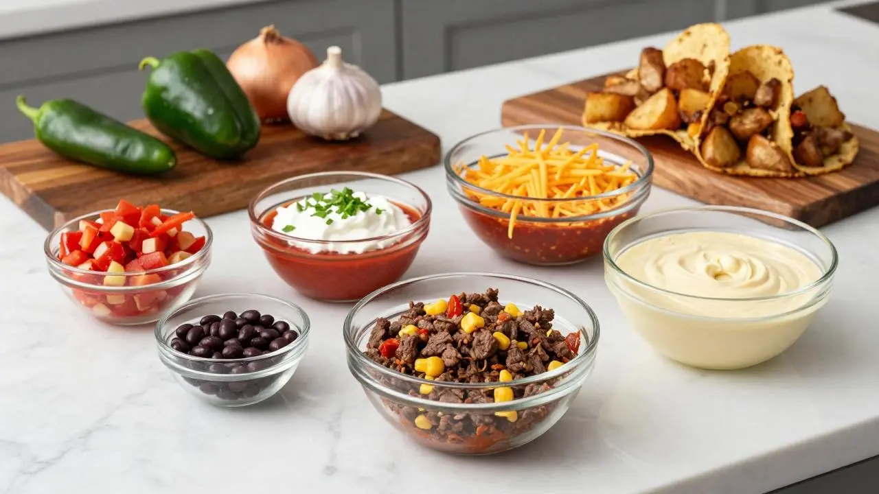 Cheesy Taco Potatoes: Quick Family Favorite Dinner!