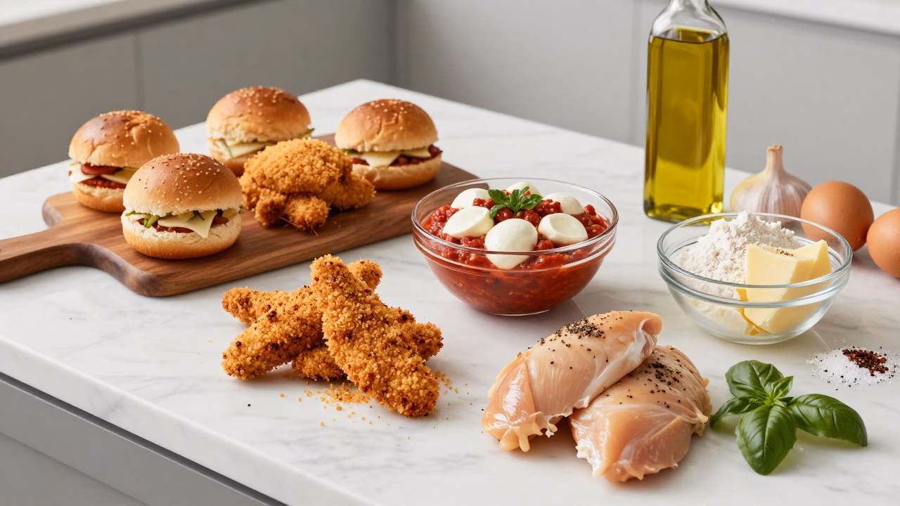 Crispy Chicken Parmesan Sliders Ready in 30 Minutes