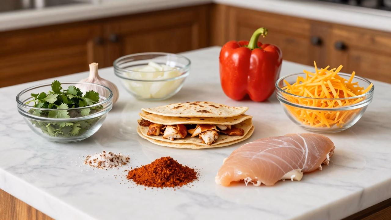 Easy Chicken Quesadilla Recipe - Ready in 20 Minutes, Family Favorite!