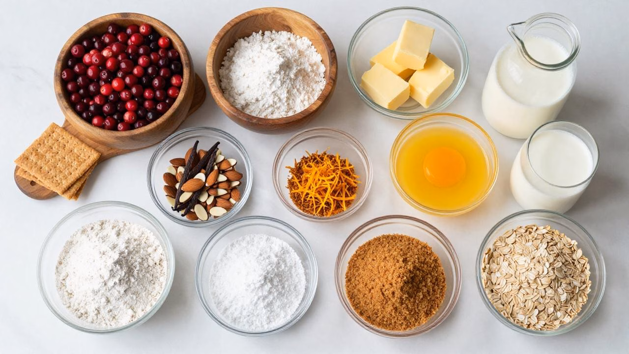 Crispy Cranberry Crumble Bars: Easy Holiday Treat!