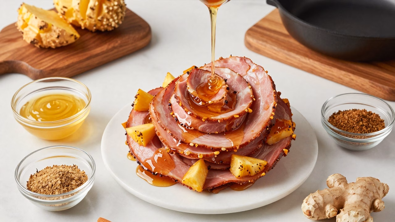 Secretly Easy Crock Pot Brown Sugar Pineapple Ham (Always Perfect!)