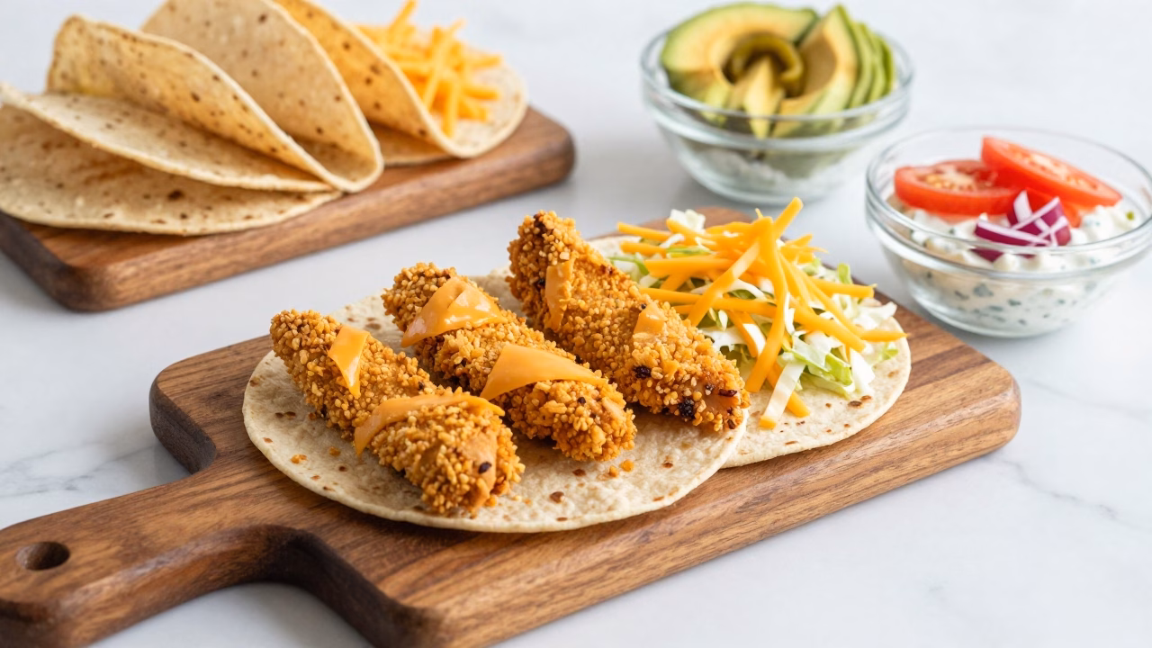 Crispy Air Fryer Chicken Wraps: Quick & Easy Dinner!
