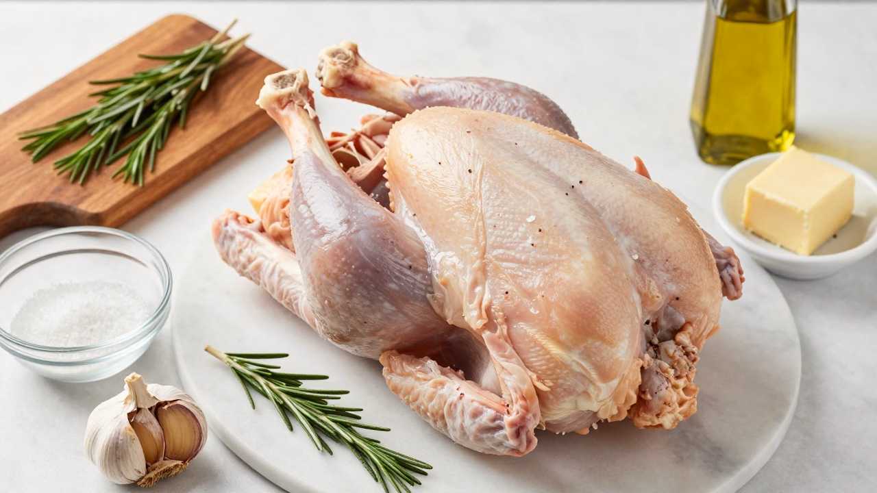 The Secret to a JUICY Garlic Rosemary Turkey Breast