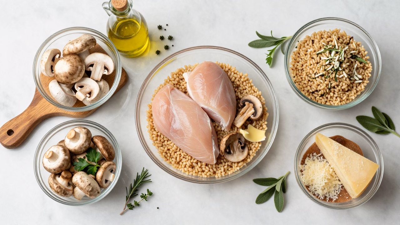 Herb Chicken Mushrooms Farro: Your New Favorite One-Pan Meal!