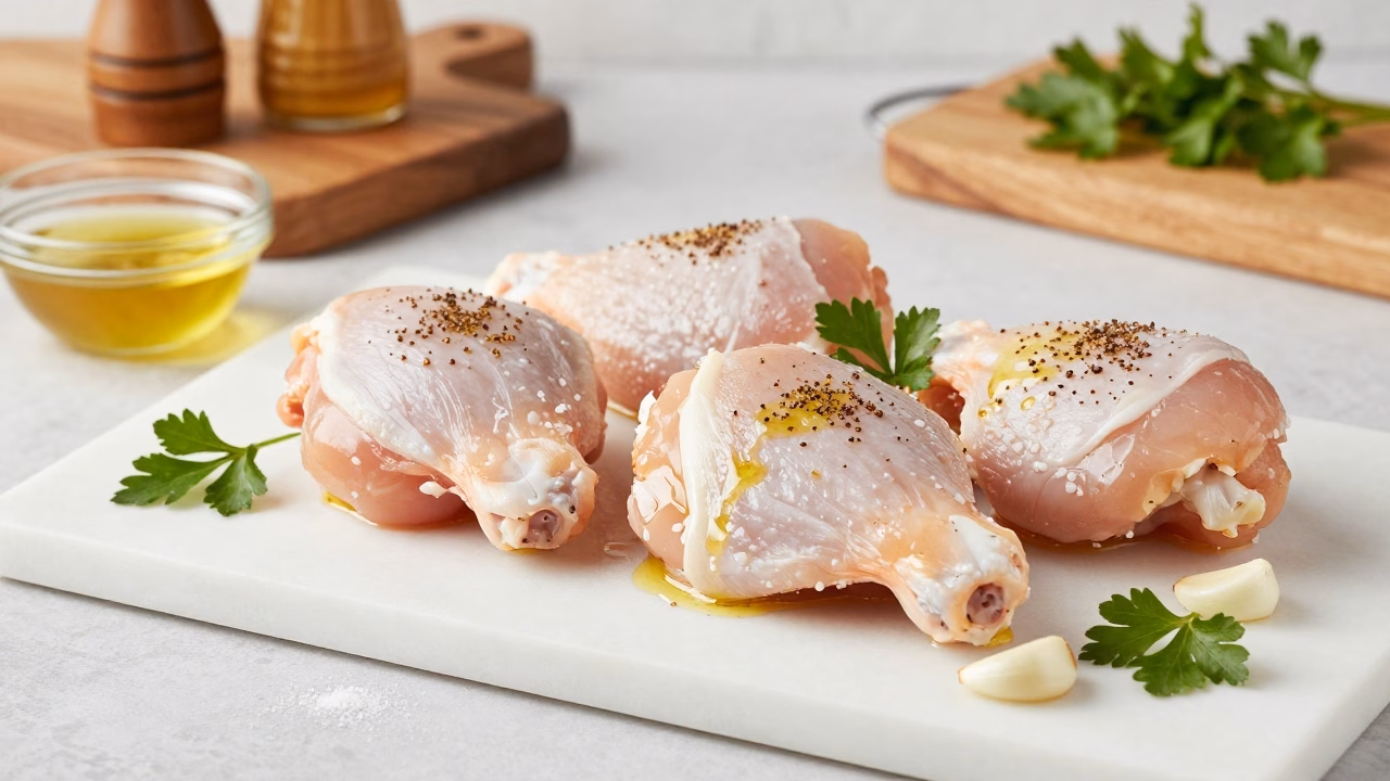 Crispy Honey Mustard Chicken Thighs | Quick Family Favorite Dinner