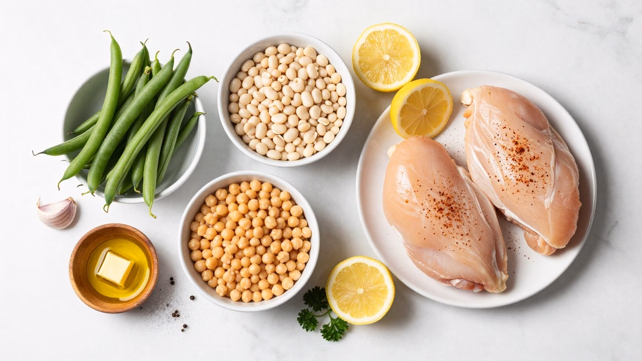 Lemon Garlic Chicken & Beans: 30-Minute Dinner Secret You Need to Try!