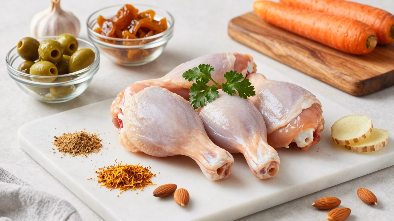 Moroccan Chicken Tagine - Easy One Pot Family Dinner Ready in 1 Hour