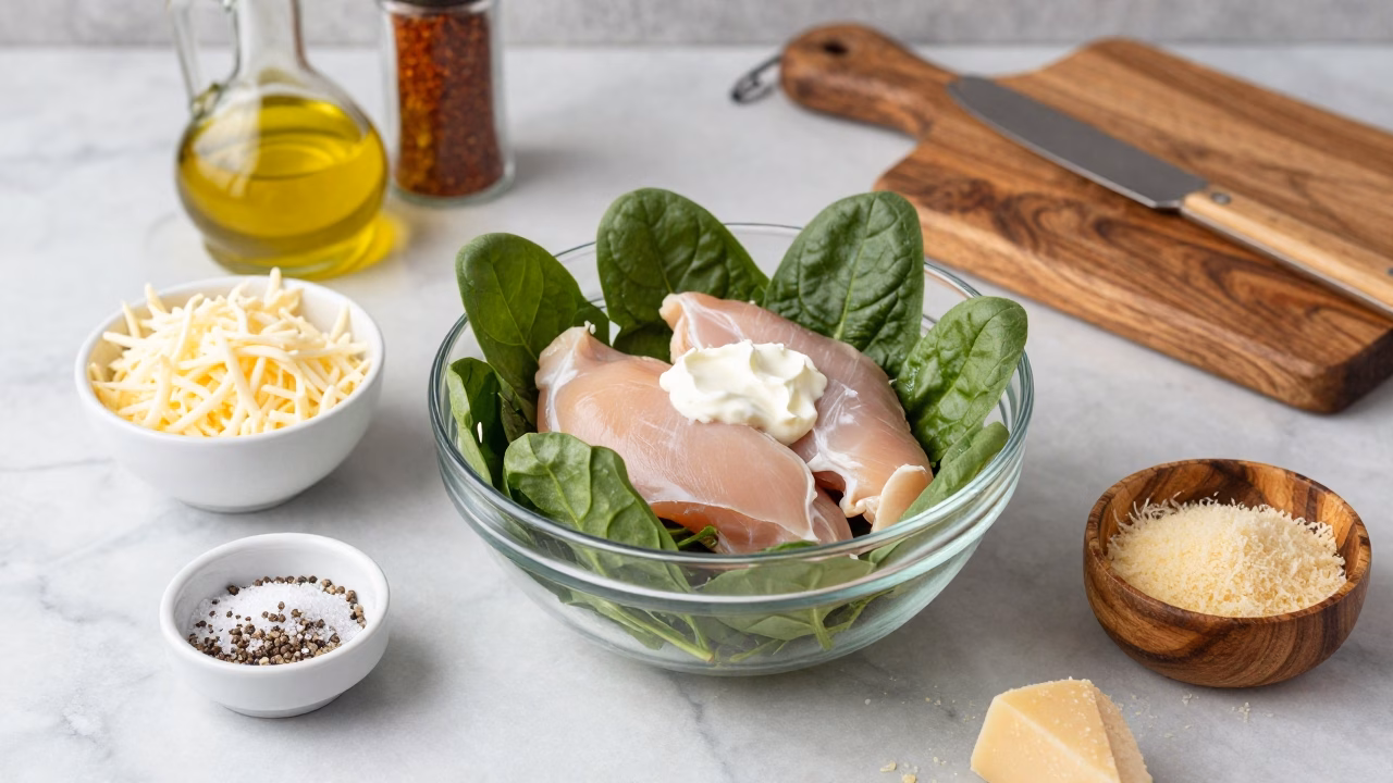 Creamy Spinach Stuffed Chicken Breasts - Quick Family Favorite Dinner