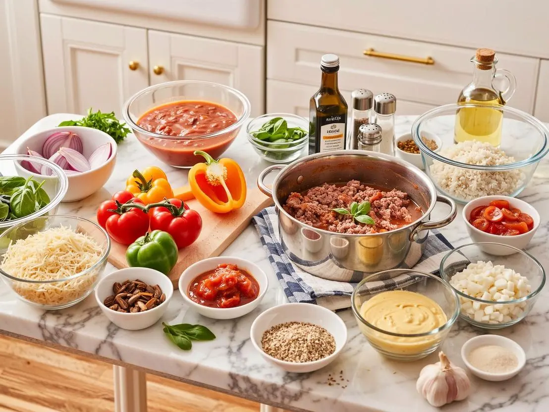 Easy Ground Beef Stuffed Pepper Skillet - One Pan 30-Minute Dinner Recipe
