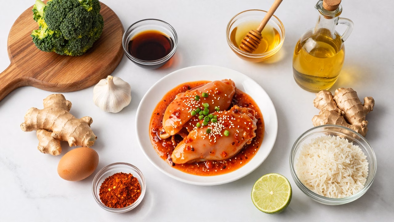 Sweet Chili Garlic Chicken (Secretly Crispy!)