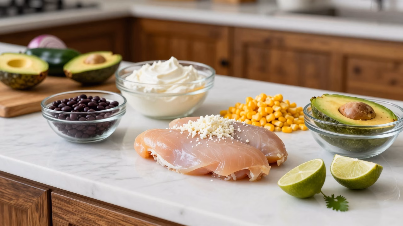 Family Favorite Tasty Street Corn Chicken Bowl Ready in 30 Minutes